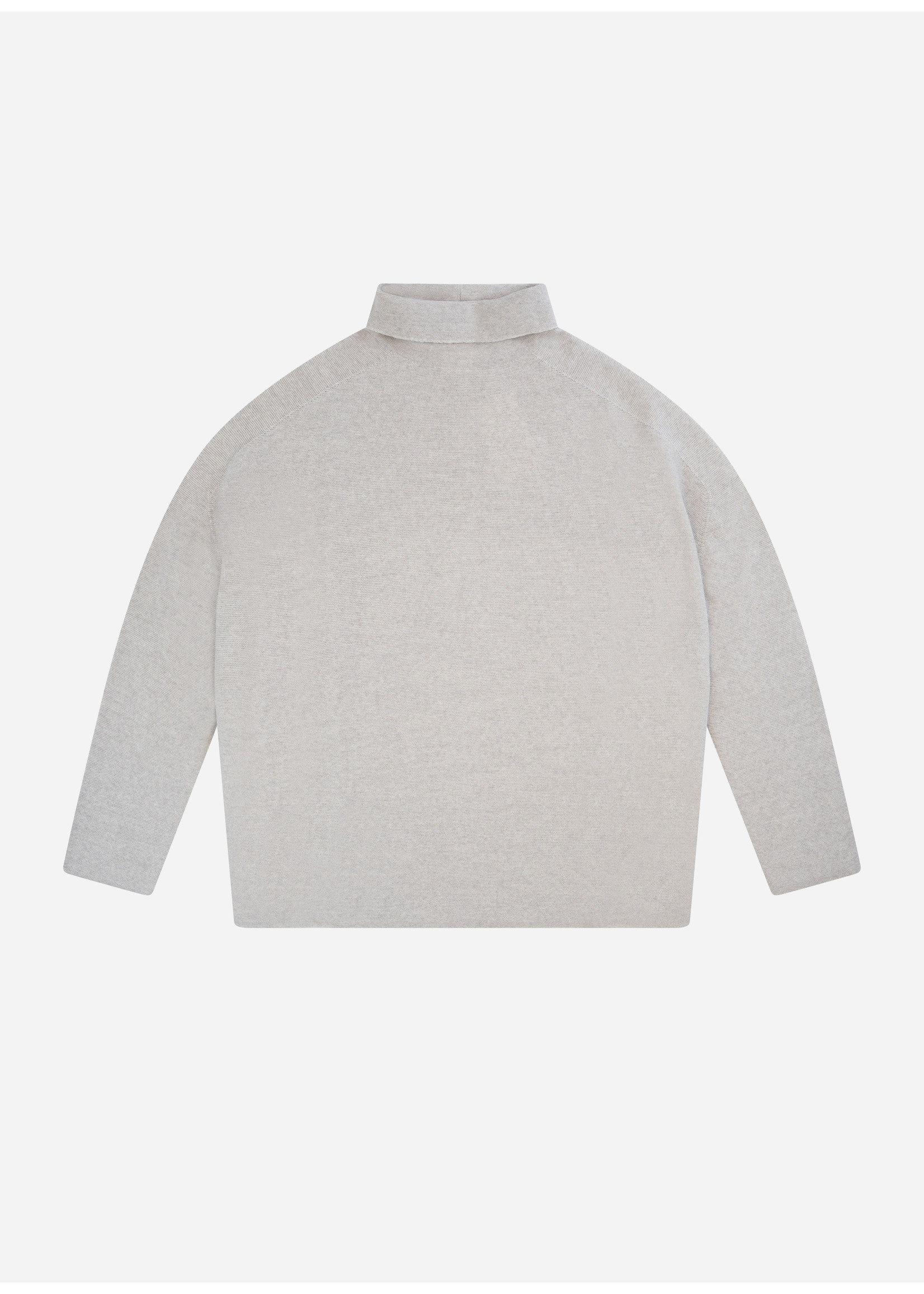 Ridiculous Classic Wide Turtle Neck Oatmeal