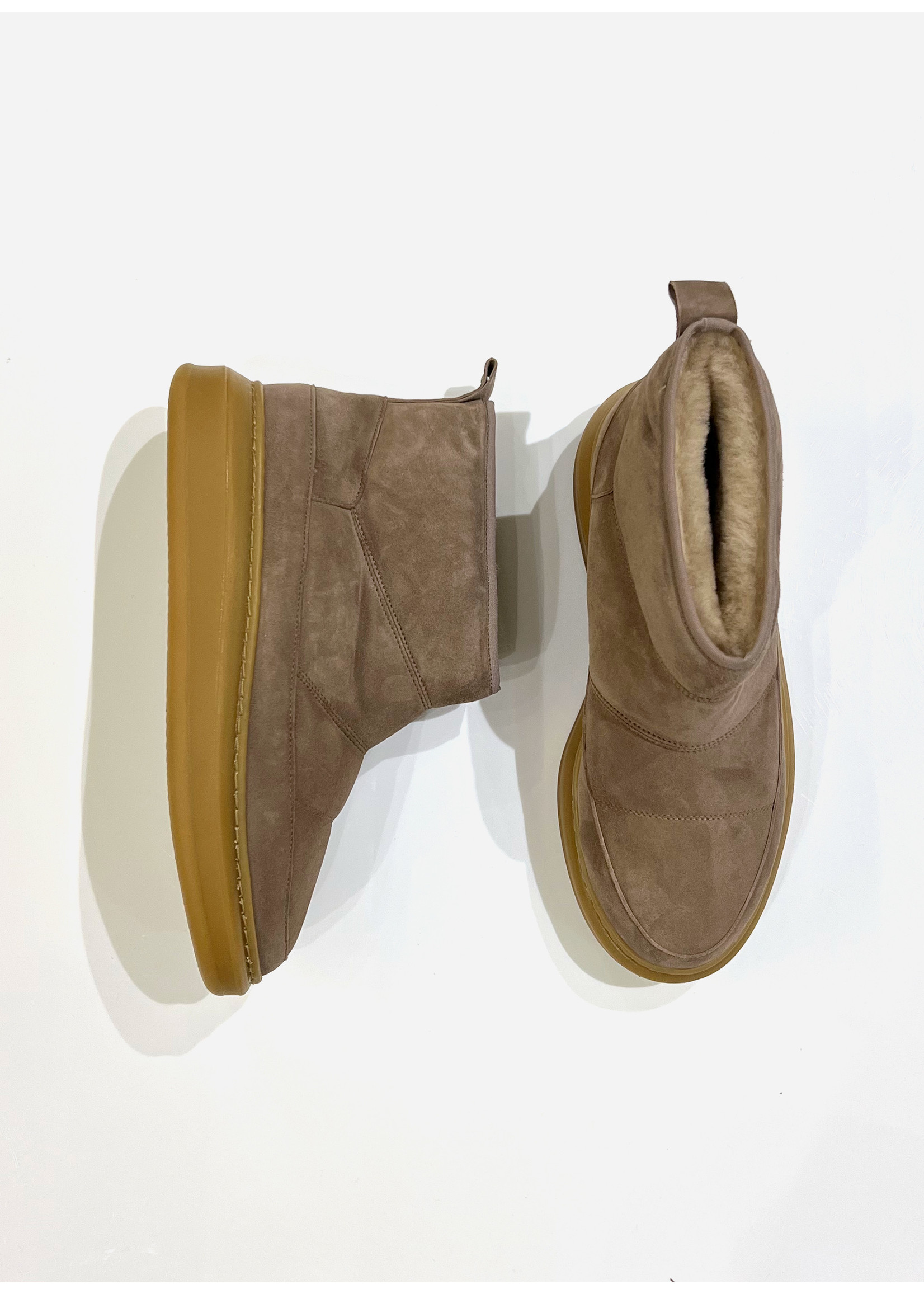 Ridiculous Classic Snowboot Low Taupe Suede