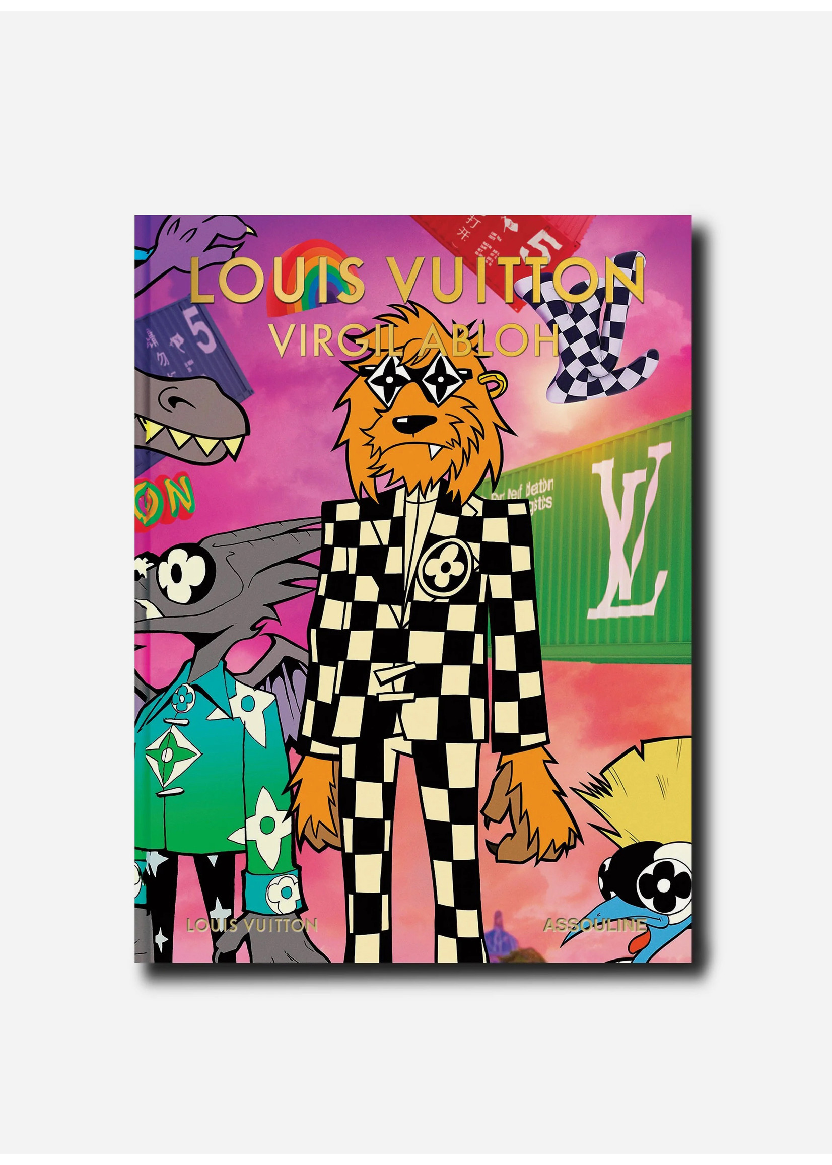 Assouline Books Louis Vuitton Virgil Abloh Cartoon Cover