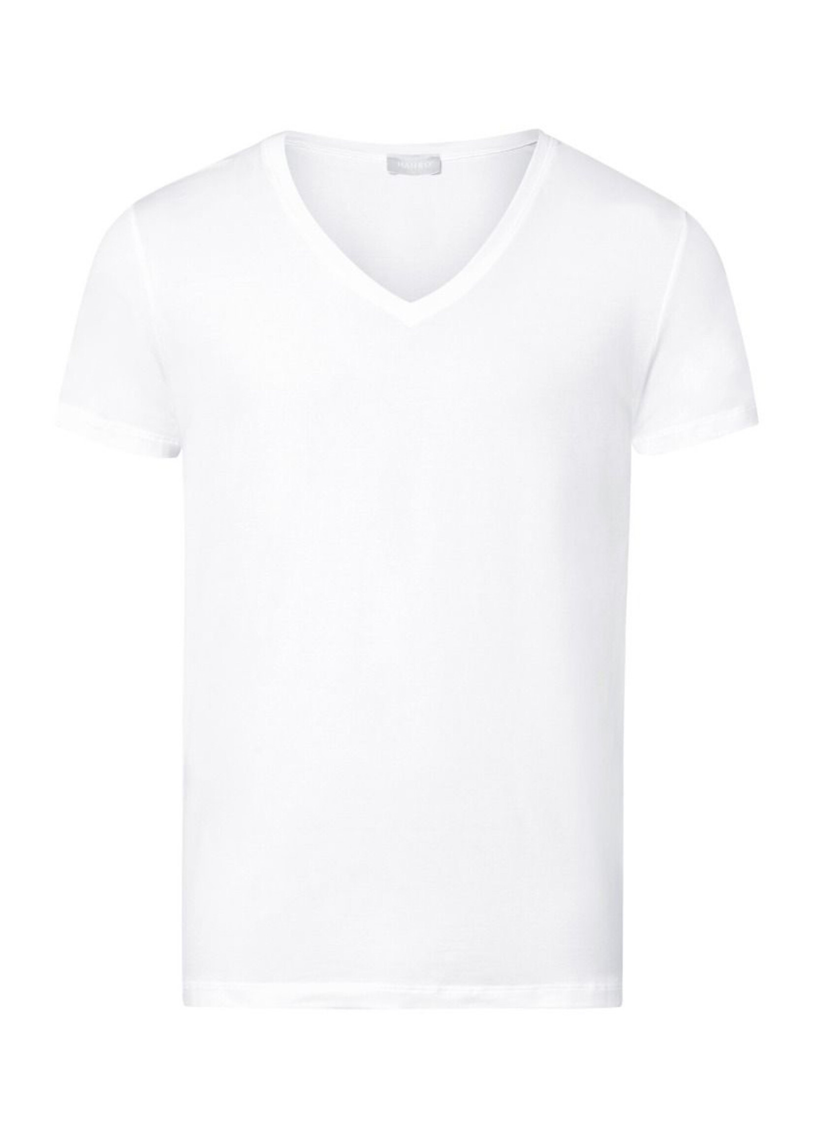 Hanro Shirt V-Neck White Cotton Superior