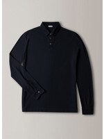 Zanone Polo Long Sleeve Blue Navy