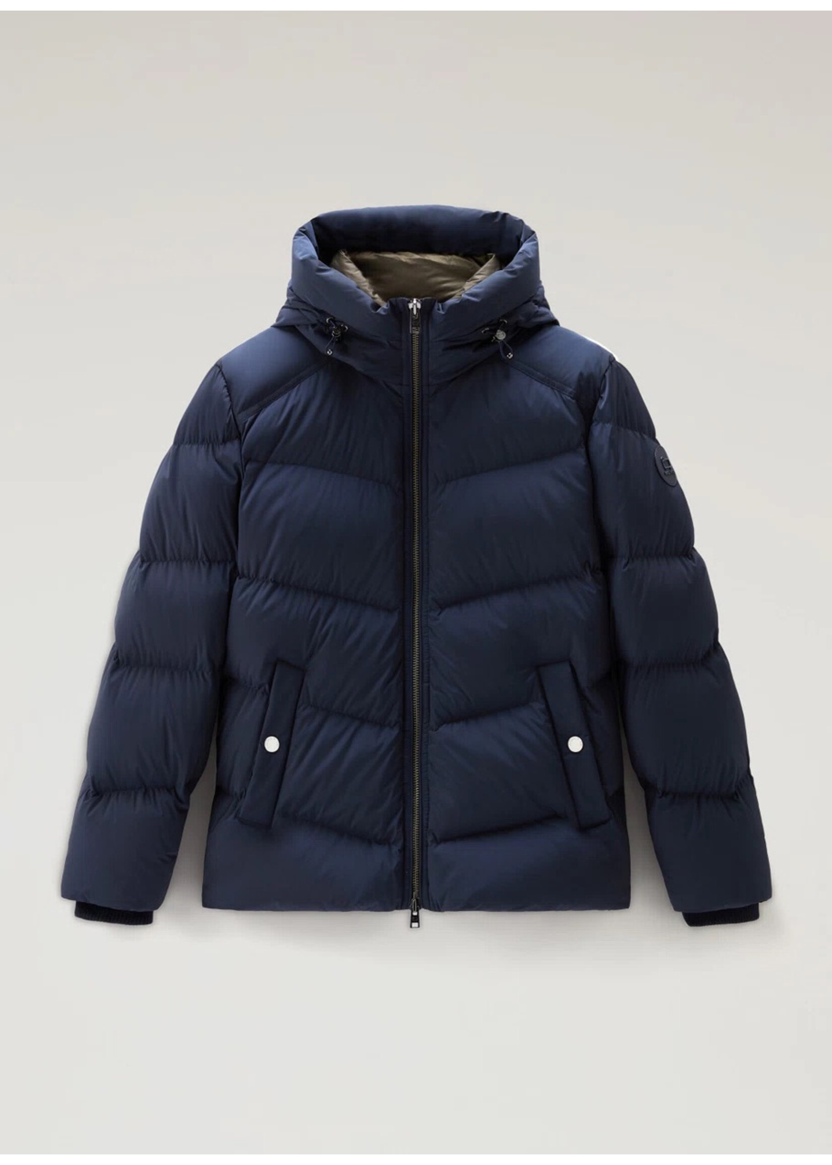 Woolrich Premium Down Jacket Melton Blue