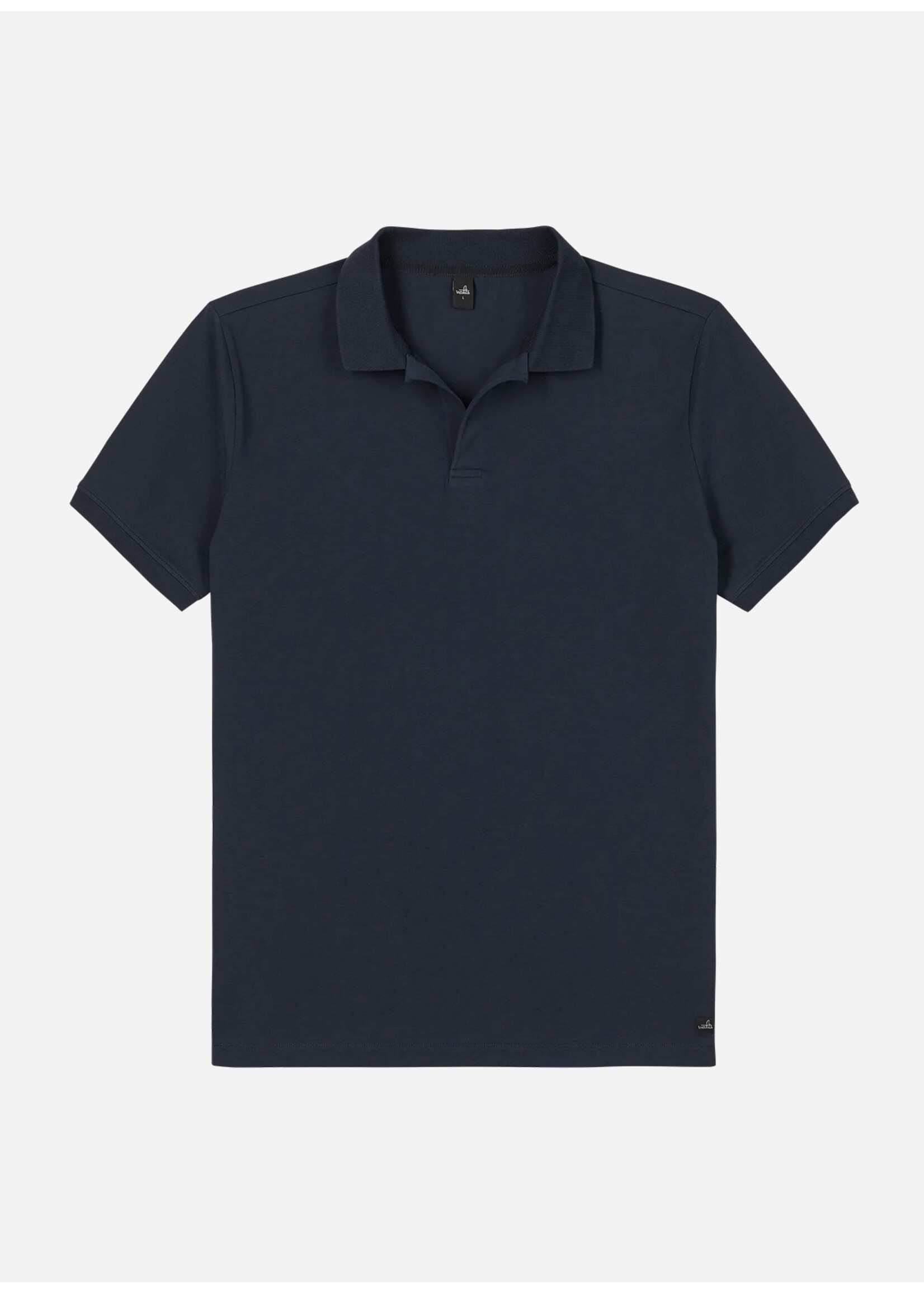 Wahts Hastings Tech Stretch Polo Navy Blue