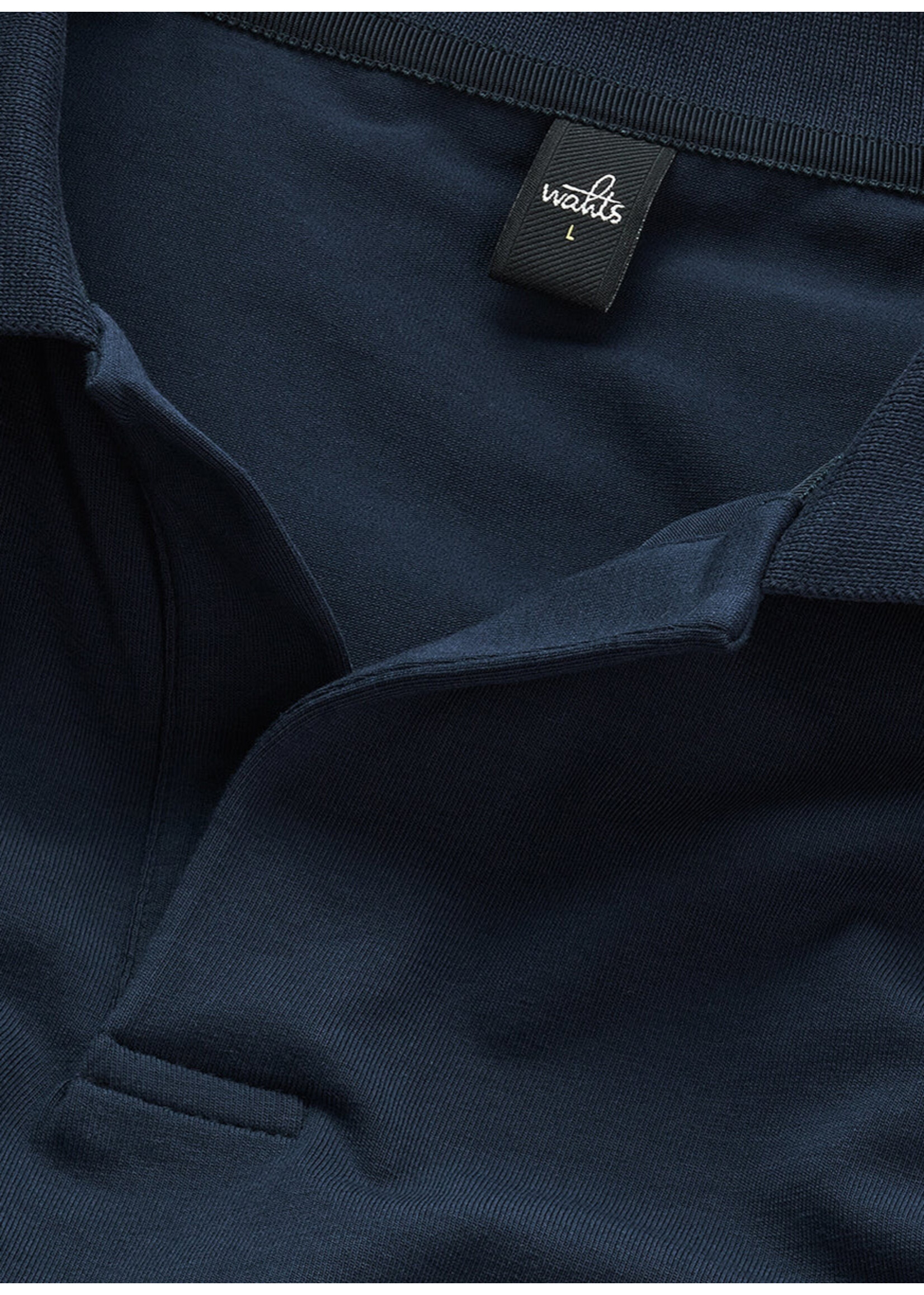 Wahts Hastings Tech Stretch Polo Navy Blue