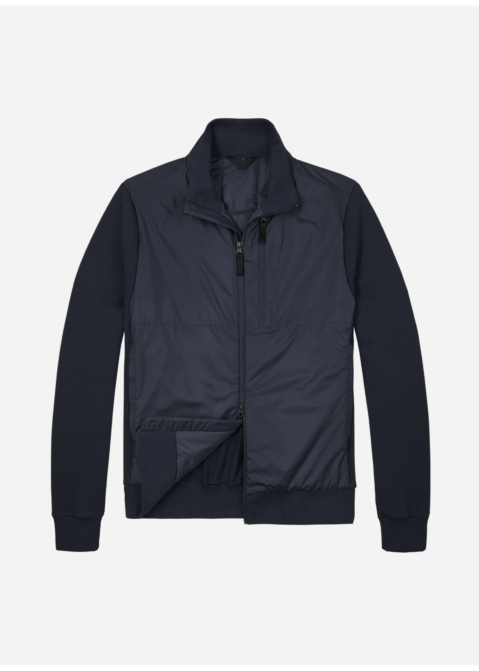 Wahts Ridley Luxury Sweat Jacket Navy Blue