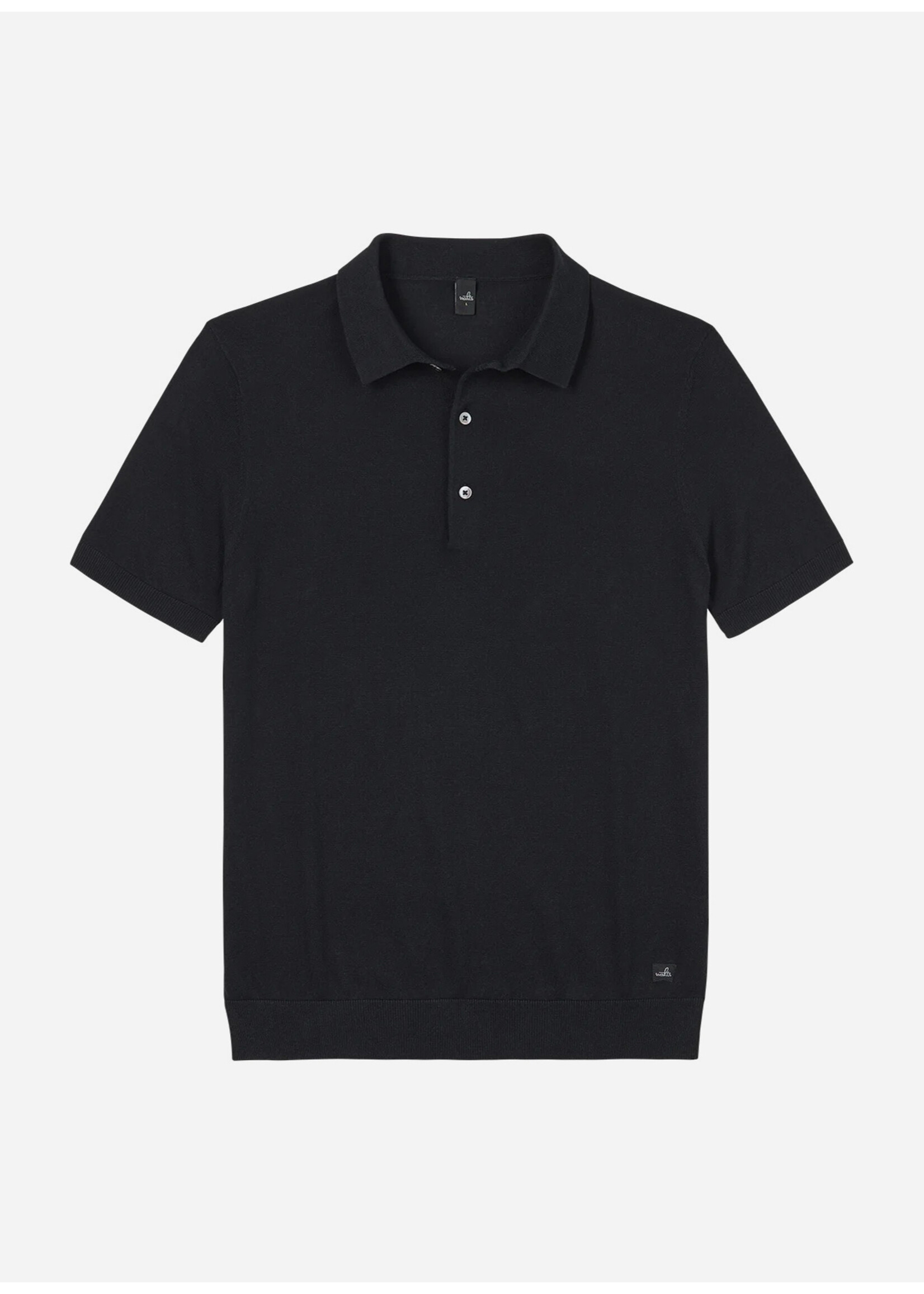 Wahts Graham Knitted Polo Night Blue