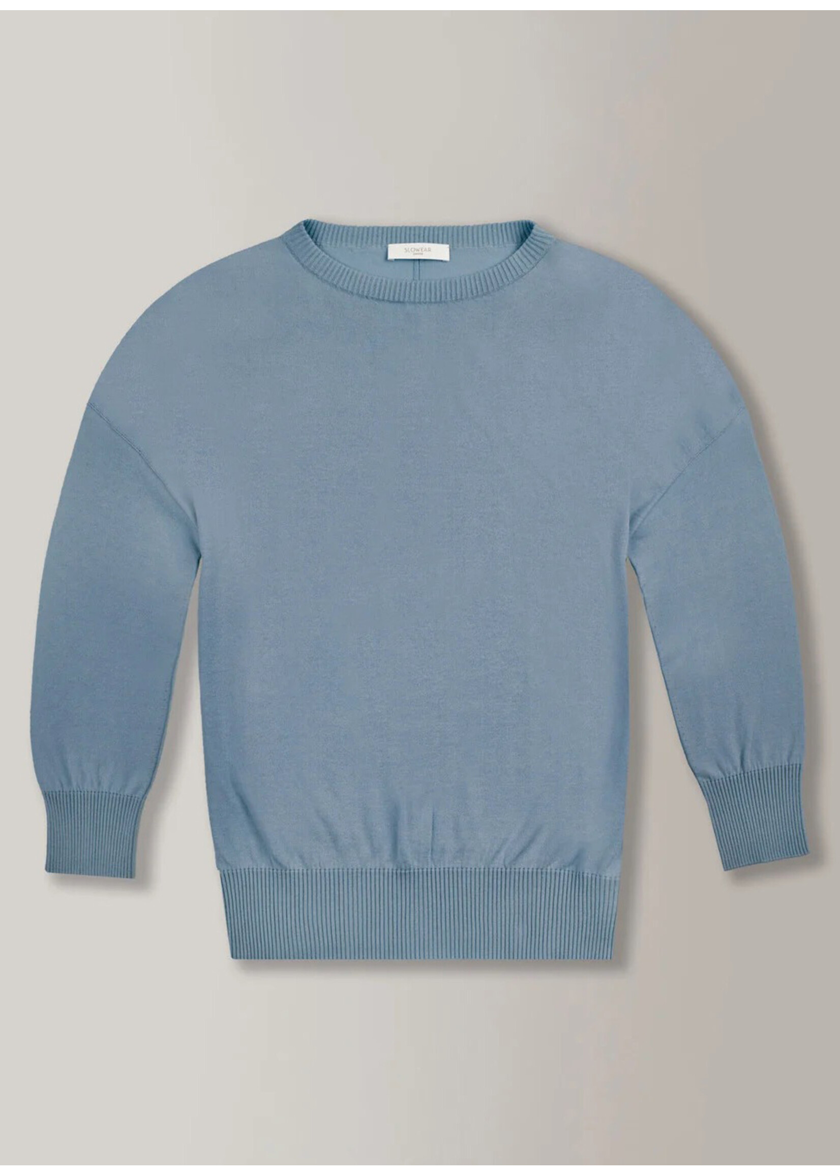 Slowear Womens Sweater Giro Blue