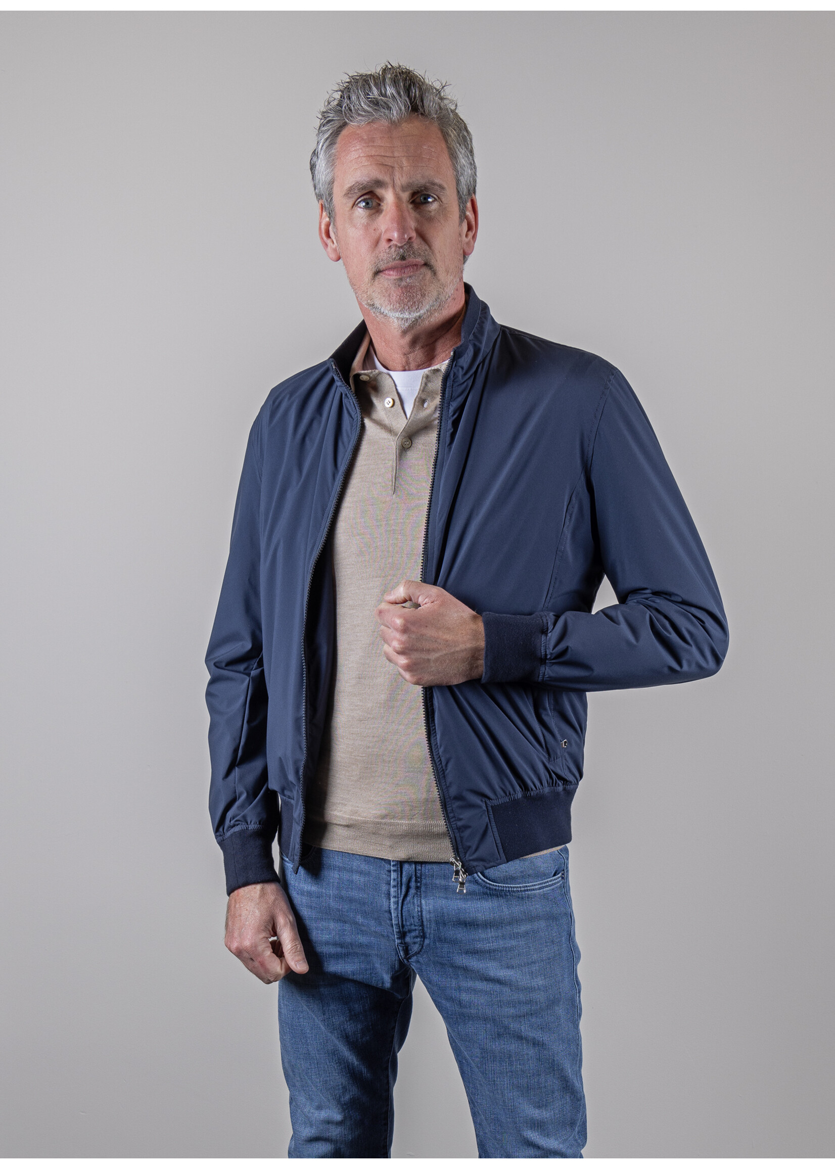 Barba Napoli Sport Jacket Navy Blue