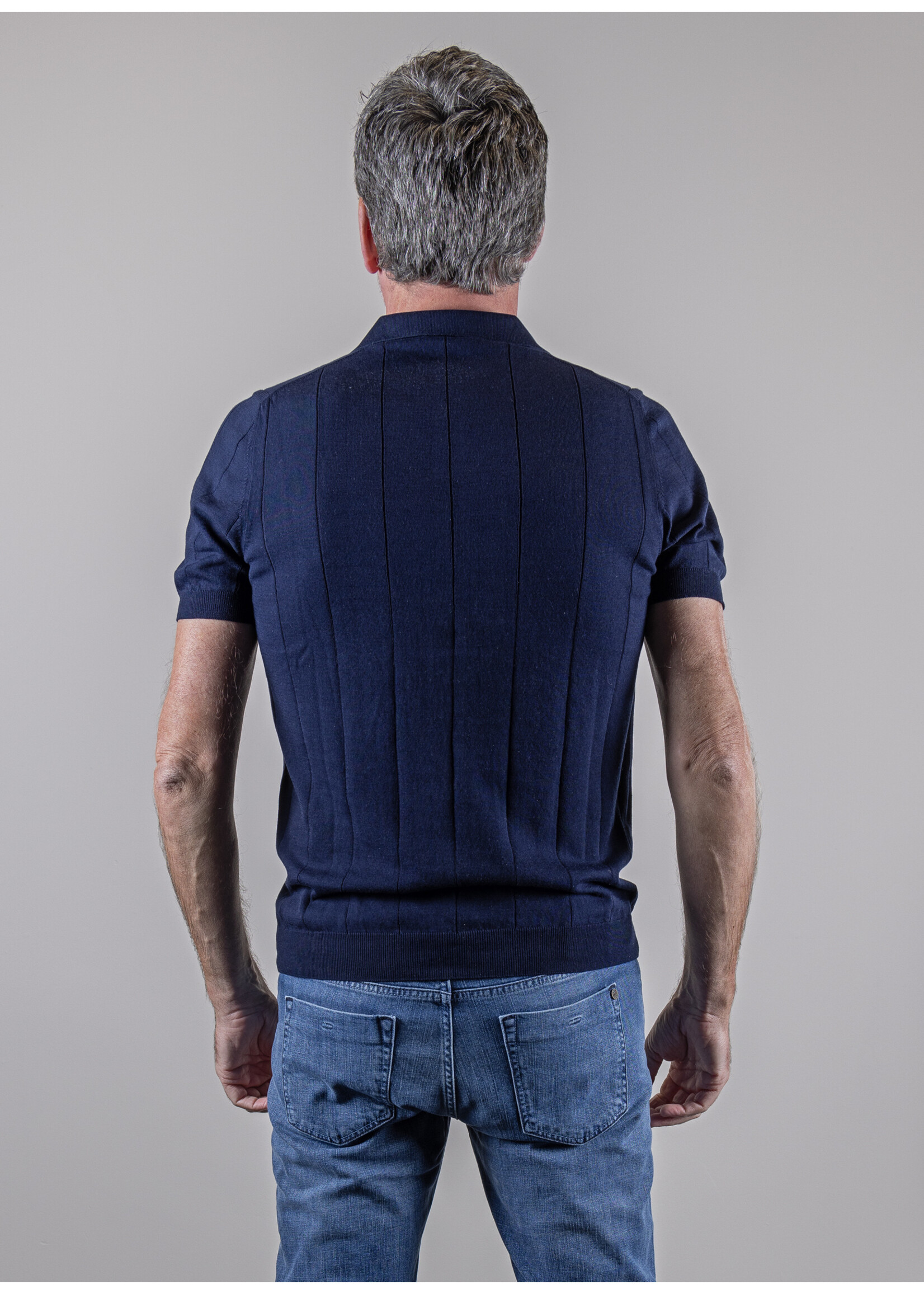 Ridiculous Classic Knitpolo Short Sleeve Navy