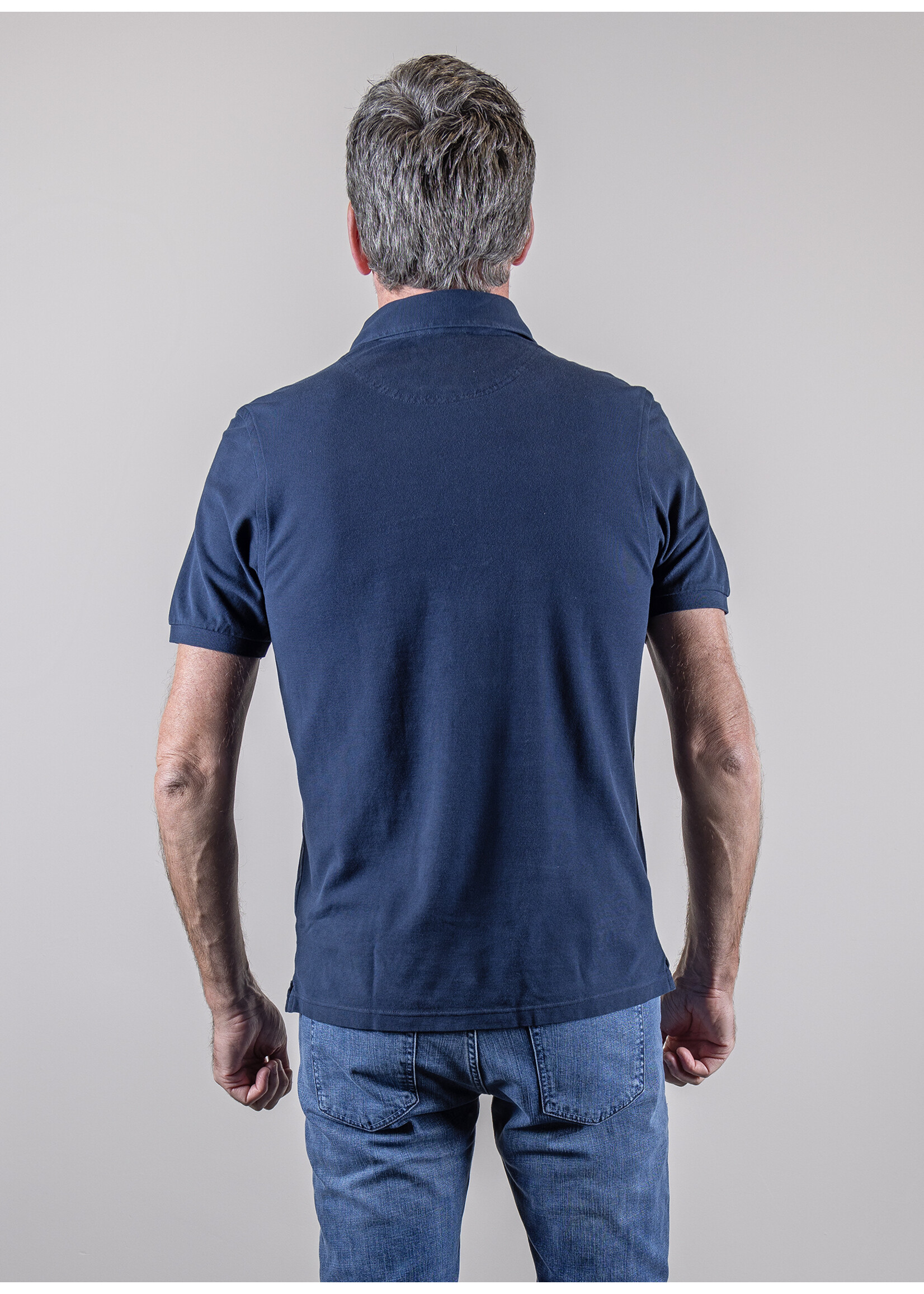 Ridiculous Classic Washed Cotton Polo Short Sleeve Navy