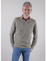 Ridiculous Classic Washed Cotton Polo Long Sleeve Sand