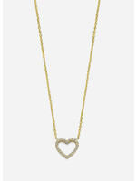 Just Franky Iconic Lucky Heart Diamond Necklace