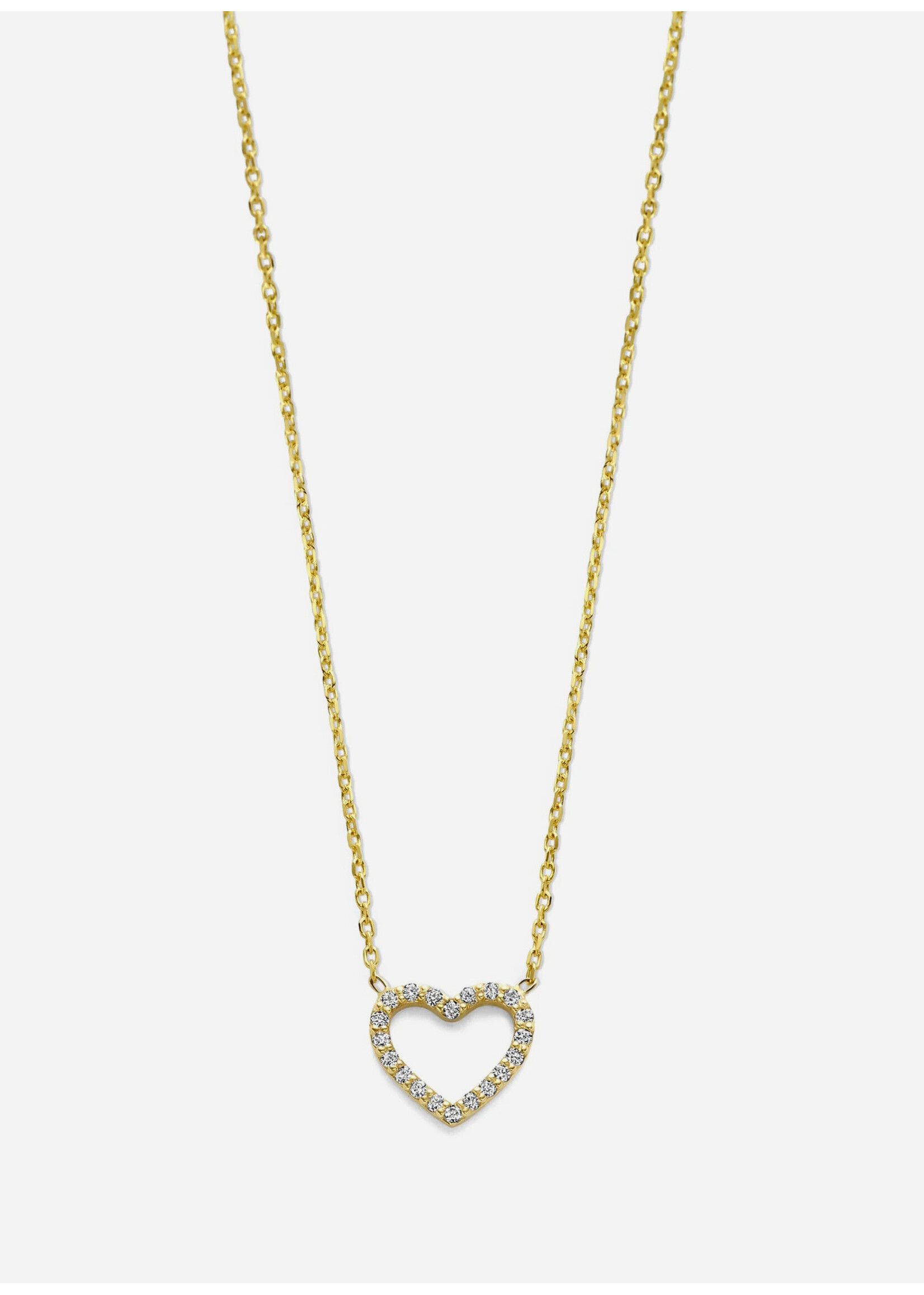 Just Franky Iconic Lucky Heart Diamond Necklace