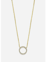 Just Franky Iconic Lucky Round Diamond Necklace