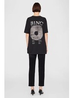 Anine Bing Walker Tee Band Vintage Black