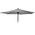 Ambiance Parasol met verlichting - 270cm - licht grijs