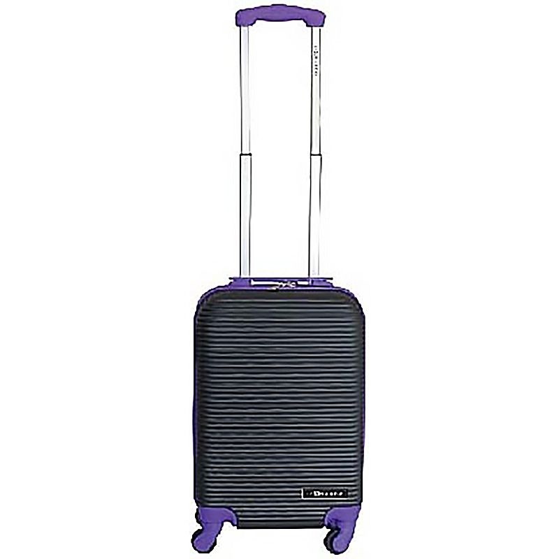 Handbagage koffer duo-tone zwart / paars