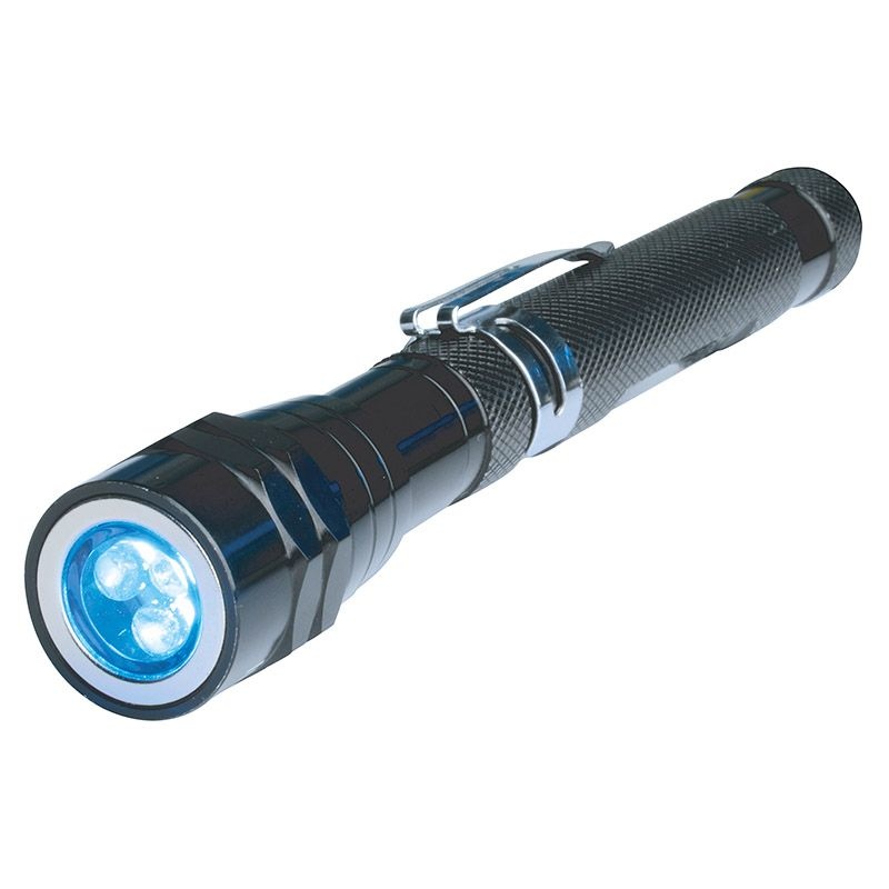 Brüder Mannesmann LED Zaklamp (magnetisch, telescopisch)