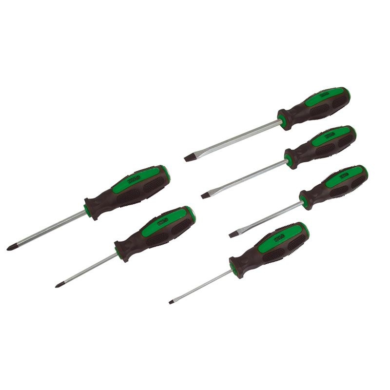 Brüder Mannesmann Schroevendraaierset (6 dlg) in koffer