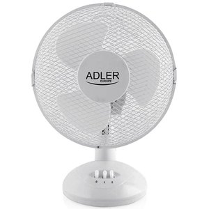 Adler AD7302 - Tafelventilator wit - 23cm