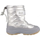 Winter-Grip Snowboots Meisjes Quilt Zilver / Grijs