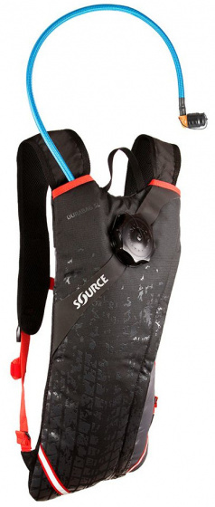 drinkrugzak Durabag Pro 2 liter nylo zwart/grijs