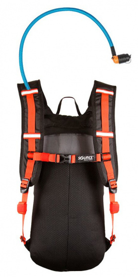drinkrugzak Durabag Pro 2 liter nylo zwart/grijs