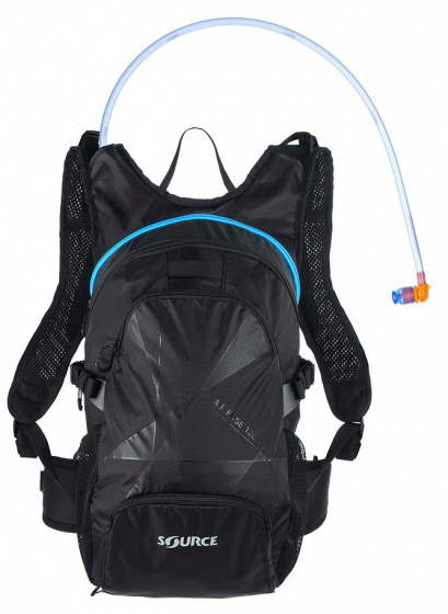 drinkrugzak Air Fuse 12 liter nylon/mesh zwart
