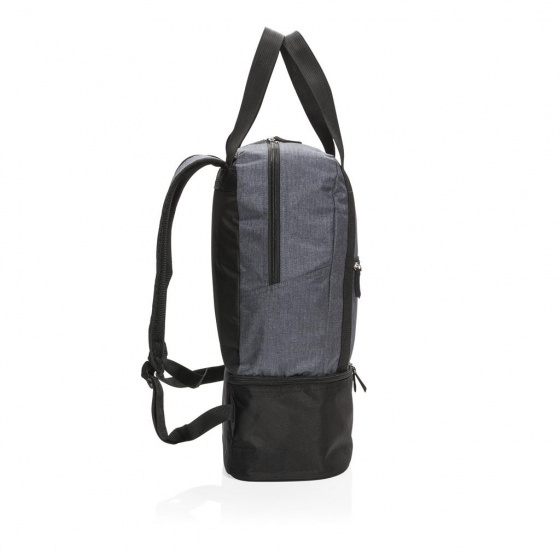 koelrugzak 20 liter polyester/EVA grijs/zwart