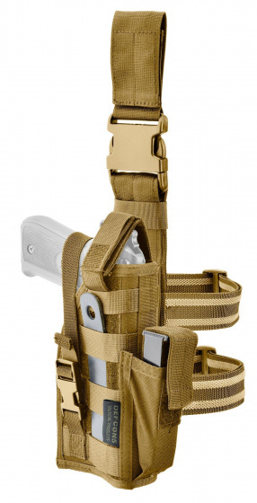 holster Ambidextrous Leg 12 x 32 cm polyester beige