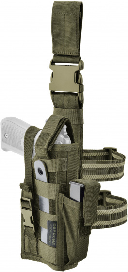 holster Ambidextrous Leg 12 x 32 cm polyester legergroen