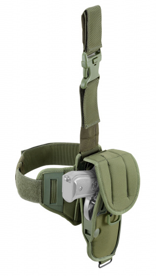 holster 10 x 24 cm polyester legergroen