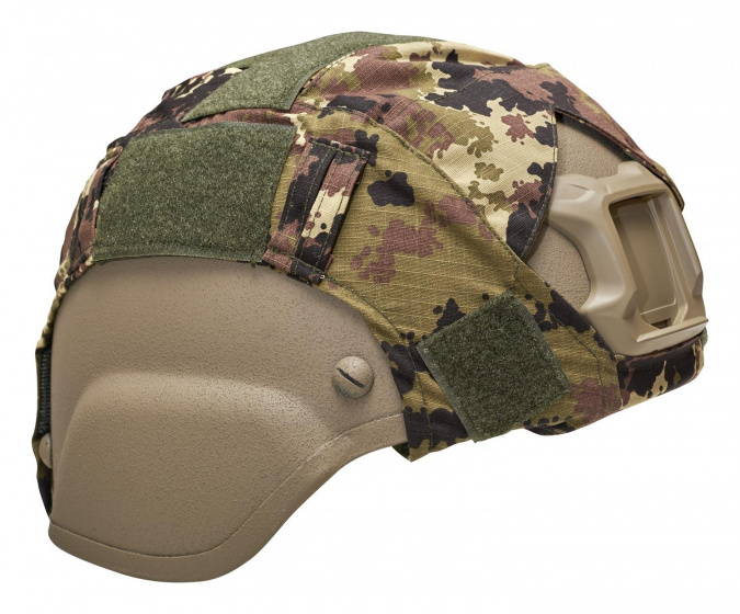 helmcover Italian Camouflage polyamide groen one size