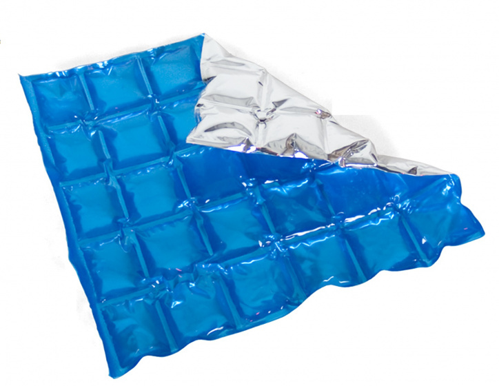 koelelement 28,5 x 25 cm blauw
