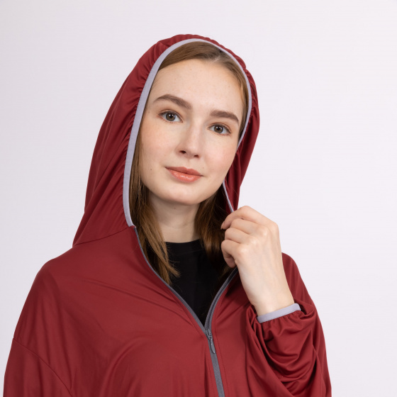 hutslaapzak MicroStretch microvezel rood