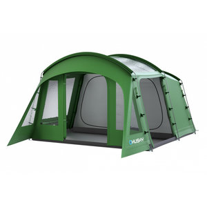 Husky familietent Caravan 12 5-persoons 500 x 330 cm groen