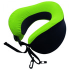 TravelSafe nekkussen 24 cm polyester/traagschuim zwart/groen