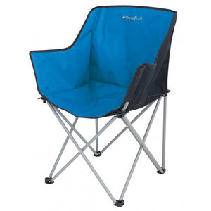 Eurotrail campingstoel Kampala 86 x 45 x 45 cm staal blauw