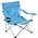Redcliffs campingstoel 78x54x68 cm RVS blauw