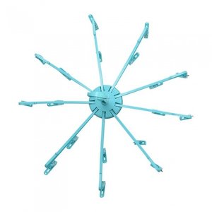 ProPlus droogcarrousel met 18 knijpers 48 cm aqua