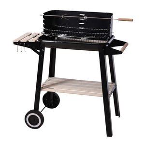 BBQ Verrijdbare Barbecue - met zijtafel - 83 x 45 cm