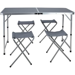 Redcliffs Campingset - Opvouwbaar - Tafel en 4 Stoelen