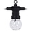 Lichtsnoer 10 Lampen - 30 LED's  - warm wit - diameter 5 cm - op batterijen - met timer