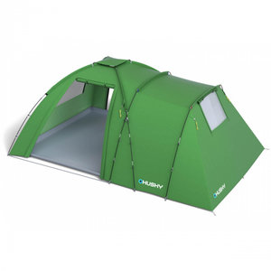 Husky familietent Boston 5-persoons 500 x 330 x 210 cm groen