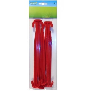 Umefa tentharing 6 stuks 20 cm rood