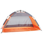 Happy People strandtent UV40 pop-up 220 x 110 cm oranje/grijs