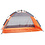 Happy People strandtent UV40 pop-up 220 x 110 cm oranje/grijs