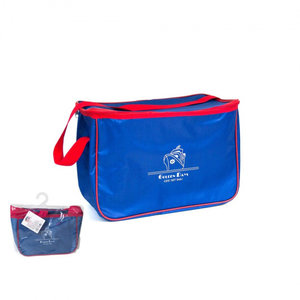 Gerimport koeltas 36 x 20 x 25 cm 18 liter polyester blauw/rood