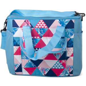 Gerimport koeltas 36 x 31 cm 20 liter polyester rood/blauw