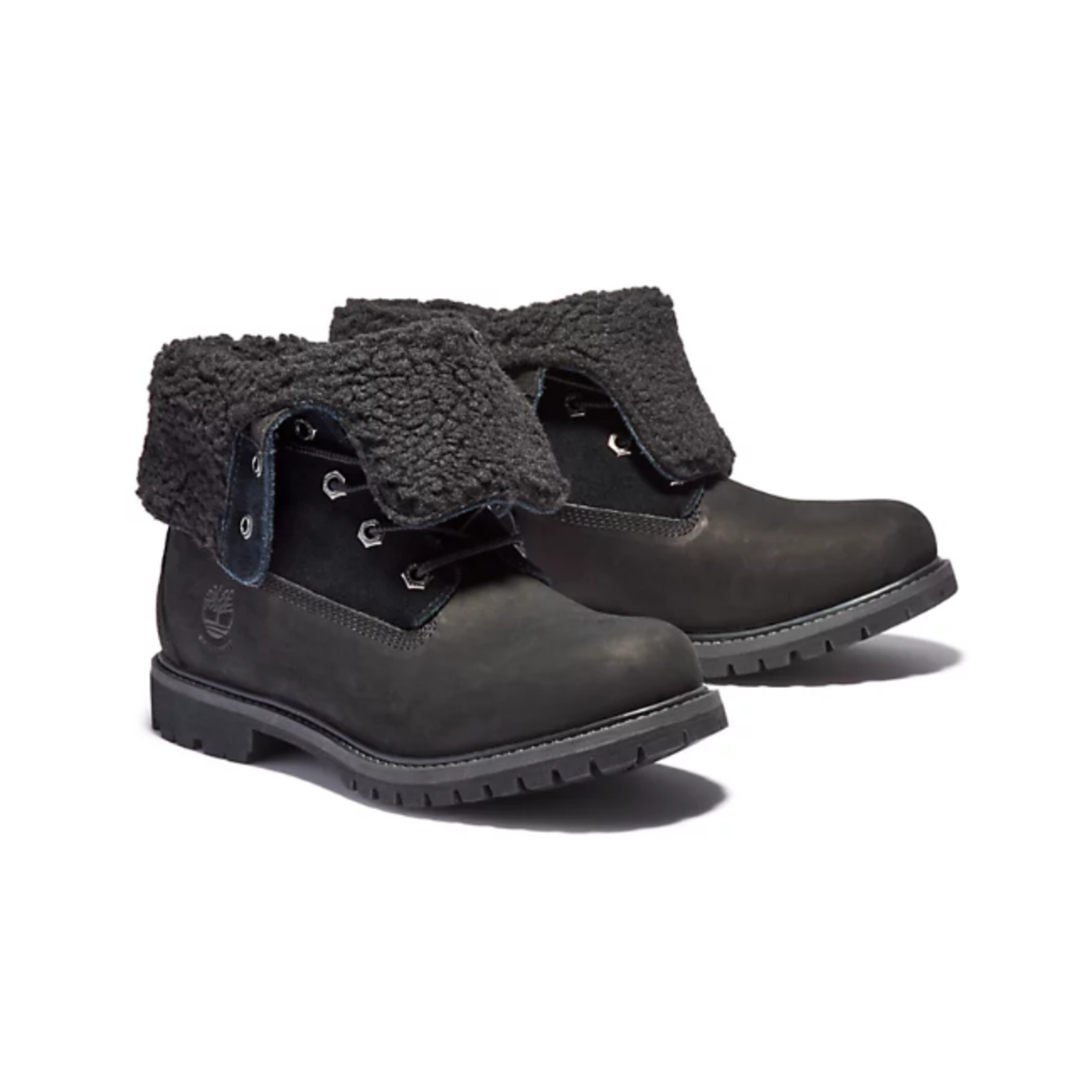 Descenso repentino paciente Escultor Timberland Roll-Top Women Boots in Black - Intertrade STE Handels GesmbH